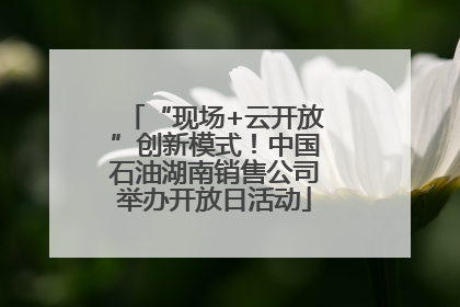 “现场+云开放”创新模式！中国石油湖南销售公司举办开放日活动