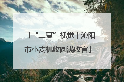 “三夏”视觉｜沁阳市小麦机收圆满收官