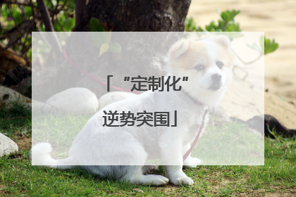 “定制化” 逆势突围
