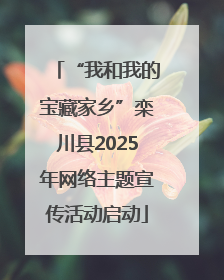 “我和我的宝藏家乡”栾川县2025年网络主题宣传活动启动