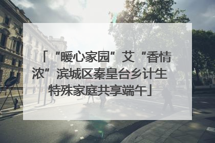“暖心家园”艾“香情浓”滨城区秦皇台乡计生特殊家庭共享端午