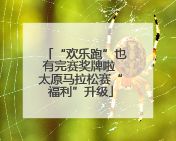 “欢乐跑”也有完赛奖牌啦 太原马拉松赛“福利”升级