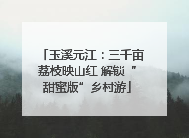 玉溪元江：三千亩荔枝映山红 解锁“甜蜜版”乡村游