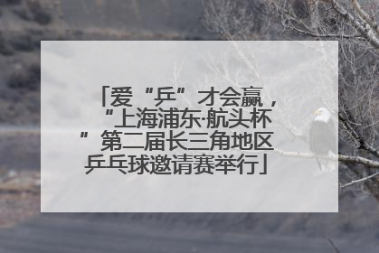 爱“乒”才会赢，“上海浦东·航头杯”第二届长三角地区乒乓球邀请赛举行