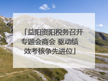 益阳资阳税务召开专题会商会 驱动绩效考核争先进位