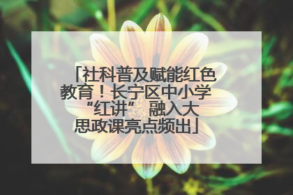 社科普及赋能红色教育！长宁区中小学 “红讲” 融入大思政课亮点频出