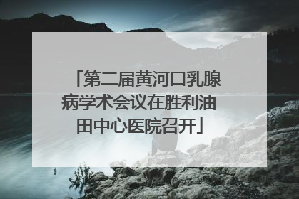 第二届黄河口乳腺病学术会议在胜利油田中心医院召开