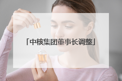 中核集团董事长调整