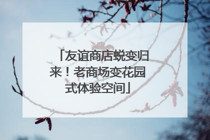 友谊商店蜕变归来！老商场变花园式体验空间
