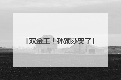 双金王！孙颖莎哭了