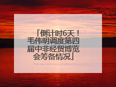 倒计时6天！毛伟明调度第四届中非经贸博览会筹备情况