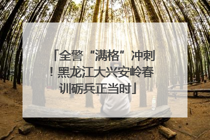 全警“满格”冲刺！黑龙江大兴安岭春训砺兵正当时