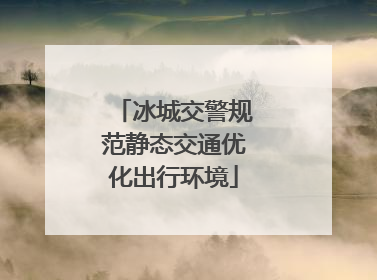 冰城交警规范静态交通优化出行环境