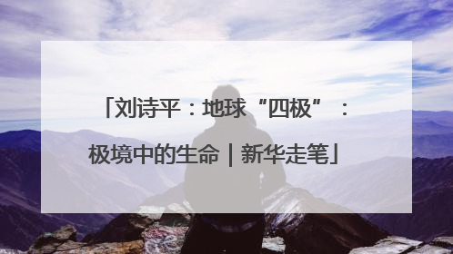 刘诗平：地球“四极”：极境中的生命｜新华走笔