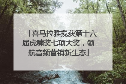 喜马拉雅揽获第十六届虎啸奖七项大奖，领航音频营销新生态