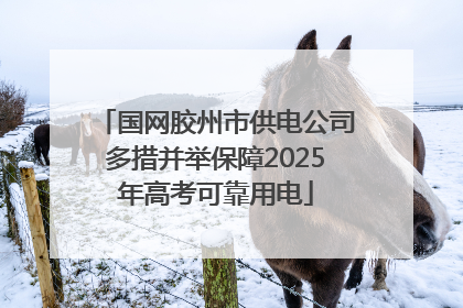 国网胶州市供电公司多措并举保障2025年高考可靠用电