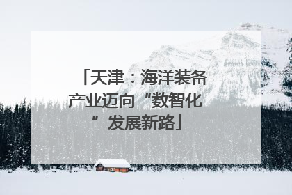 天津：海洋装备产业迈向“数智化”发展新路