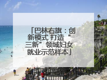 巴林右旗：创新模式 打造“三新”领域妇女就业示范样本