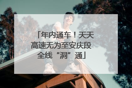 年内通车！天天高速无为至安庆段全线“洞”通