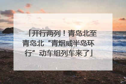 开行两列！青岛北至青岛北“青烟威半岛环行”动车组列车来了
