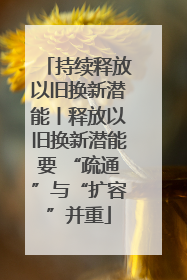 持续释放以旧换新潜能丨释放以旧换新潜能要 “疏通”与“扩容”并重