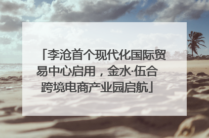 李沧首个现代化国际贸易中心启用，金水·伍合跨境电商产业园启航