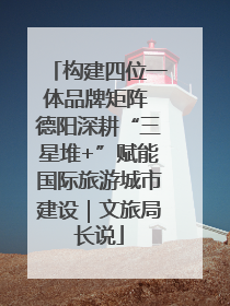构建四位一体品牌矩阵 德阳深耕“三星堆+”赋能国际旅游城市建设｜文旅局长说