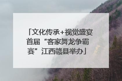 文化传承+视觉盛宴 首届“客家舞龙争霸赛”江西赣县举办