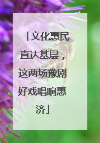 文化惠民直达基层，这两场豫剧好戏唱响惠济