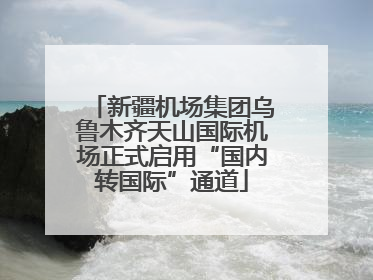 新疆机场集团乌鲁木齐天山国际机场正式启用“国内转国际”通道