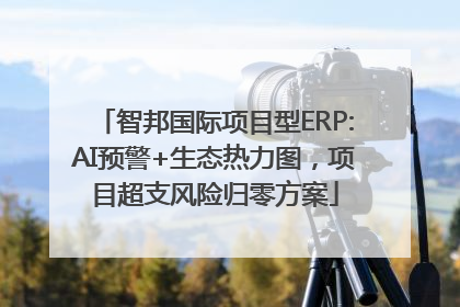 智邦国际项目型ERP:AI预警+生态热力图，项目超支风险归零方案