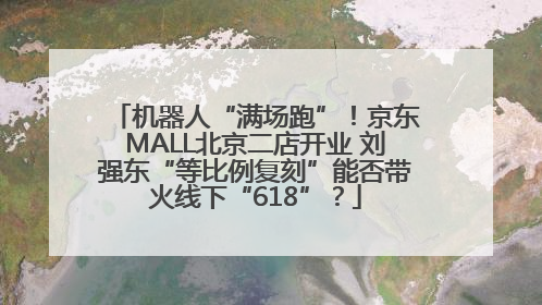 机器人“满场跑”！京东MALL北京二店开业 刘强东“等比例复刻”能否带火线下“618”？