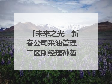 未来之光｜新春公司采油管理二区副经理孙哲的油田进化论
