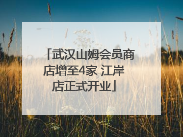 武汉山姆会员商店增至4家 江岸店正式开业