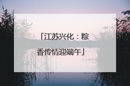 江苏兴化：粽香传情迎端午