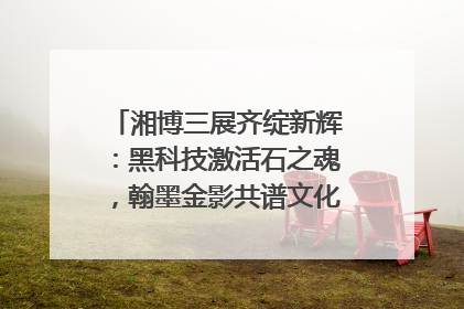 湘博三展齐绽新辉：黑科技激活石之魂，翰墨金影共谱文化遗产日华章
