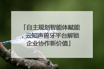 自主规划智能体赋能，云知声兽牙平台解锁企业协作新价值