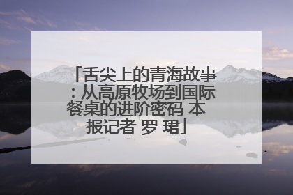 舌尖上的青海故事：从高原牧场到国际餐桌的进阶密码 本报记者 罗 珺