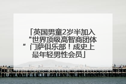 英国男童2岁半加入“世界顶级高智商团体”门萨俱乐部！成史上最年轻男性会员