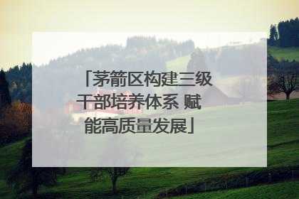茅箭区构建三级干部培养体系 赋能高质量发展