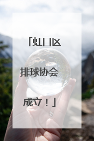 虹口区排球协会成立！