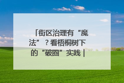 街区治理有“魔法”？看梧桐树下的“破圈”实践｜我在街区当书记