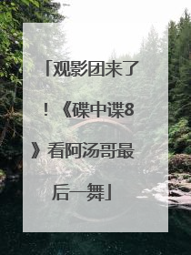 观影团来了！《碟中谍8》看阿汤哥最后一舞