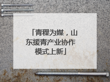 青稞为媒，山东援青产业协作模式上新