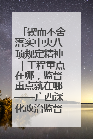 锲而不舍落实中央八项规定精神｜工程重点在哪，监督重点就在哪——广西深化政治监督护航平陆运河建设