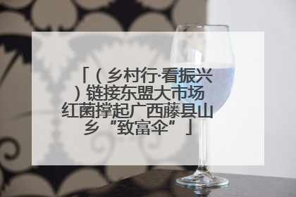 （乡村行·看振兴）链接东盟大市场 红菌撑起广西藤县山乡“致富伞”