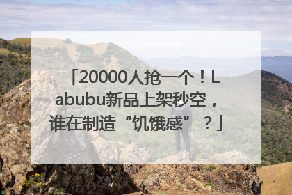 20000人抢一个！Labubu新品上架秒空，谁在制造“饥饿感”？