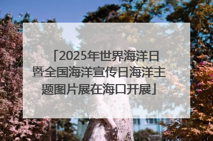 2025年世界海洋日暨全国海洋宣传日海洋主题图片展在海口开展