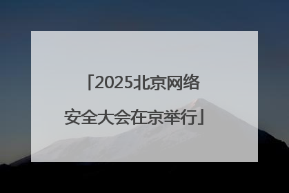 2025北京网络安全大会在京举行