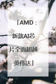 AMD：新款AI芯片全面超越英伟达